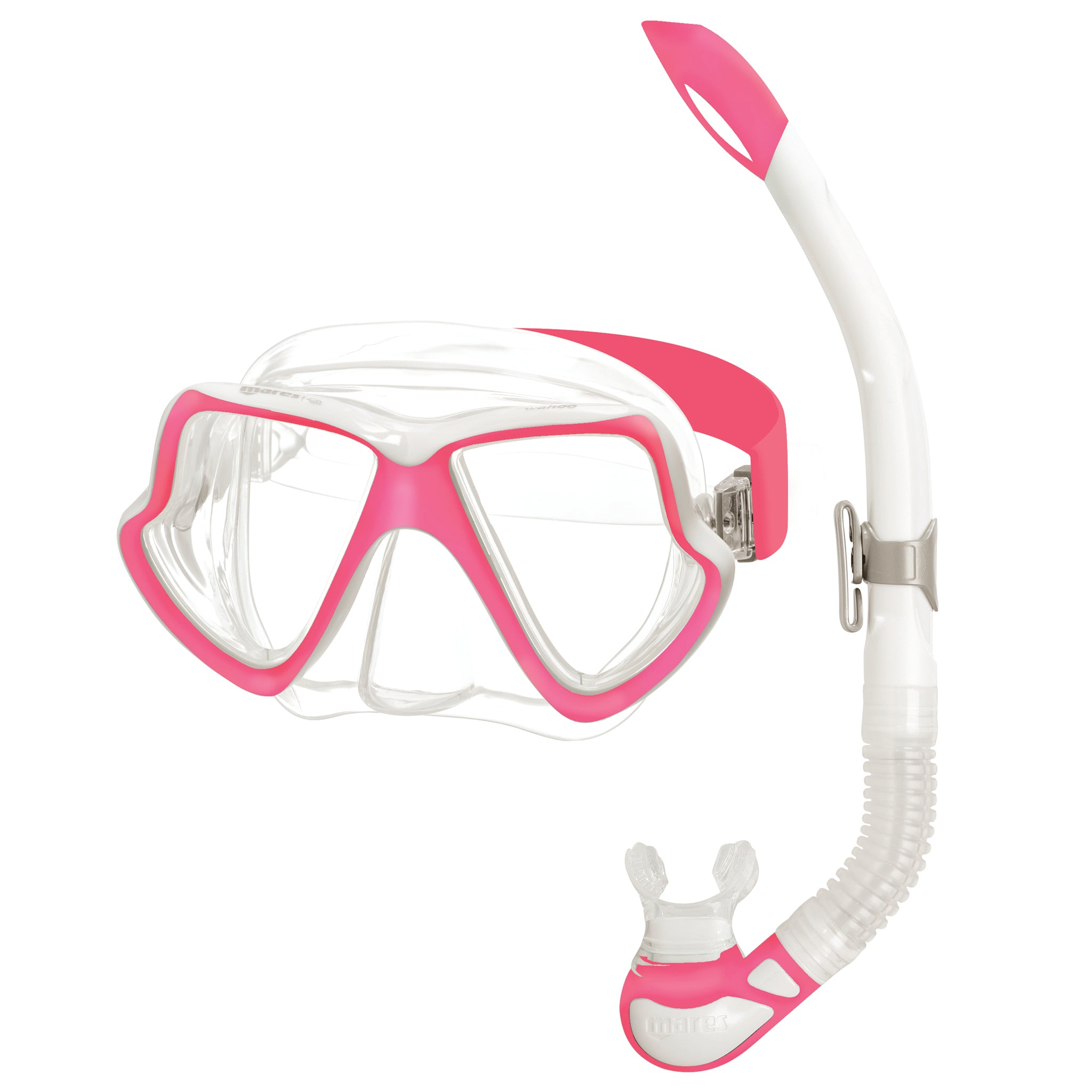 Mares Wahoo Mask & Snorkel Set Neon Pink