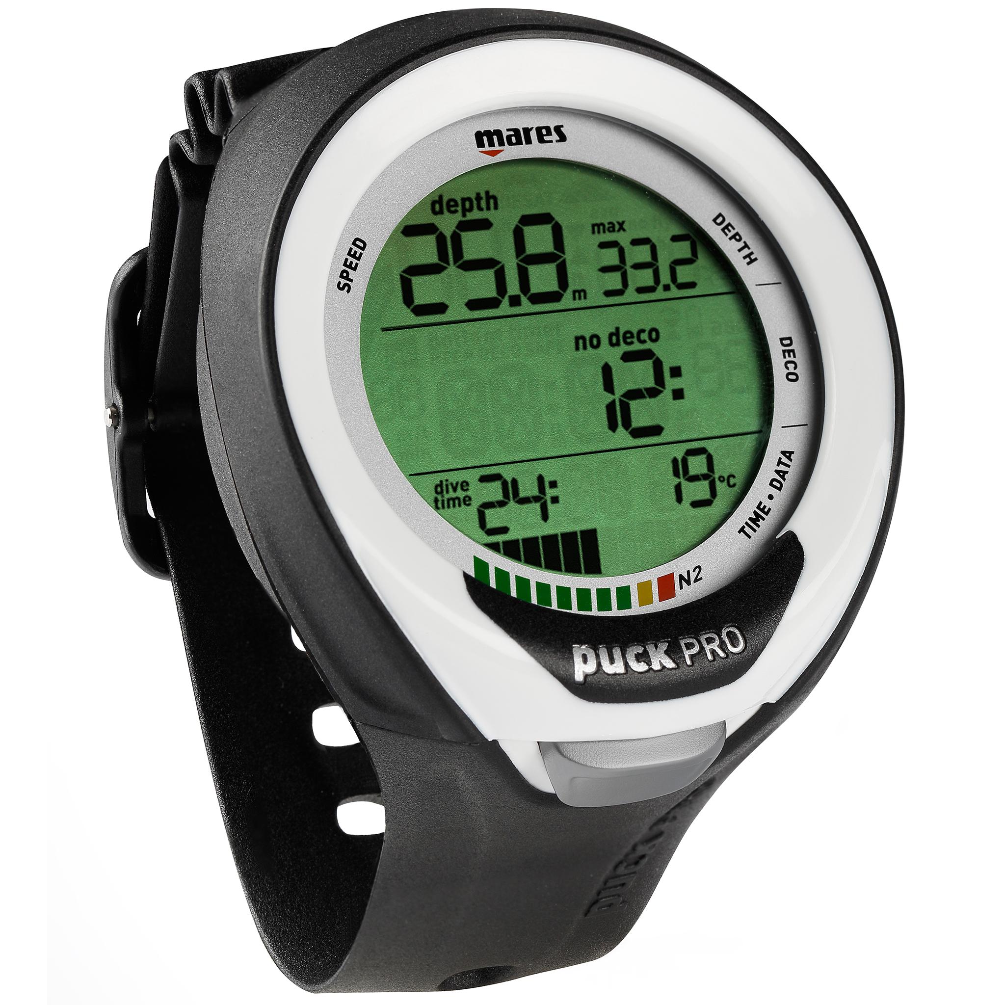 Mares Puck Pro Plus Dive Computer | Black/White